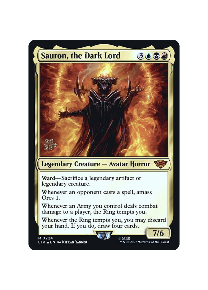 Sauron, the Dark Lord - Foil