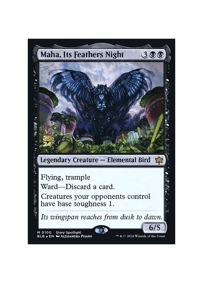 Maha, Its Feathers Night - Foil