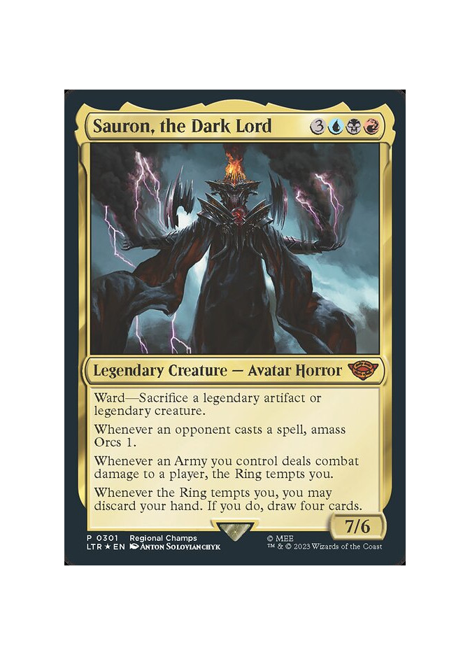 Sauron, the Dark Lord - Foil