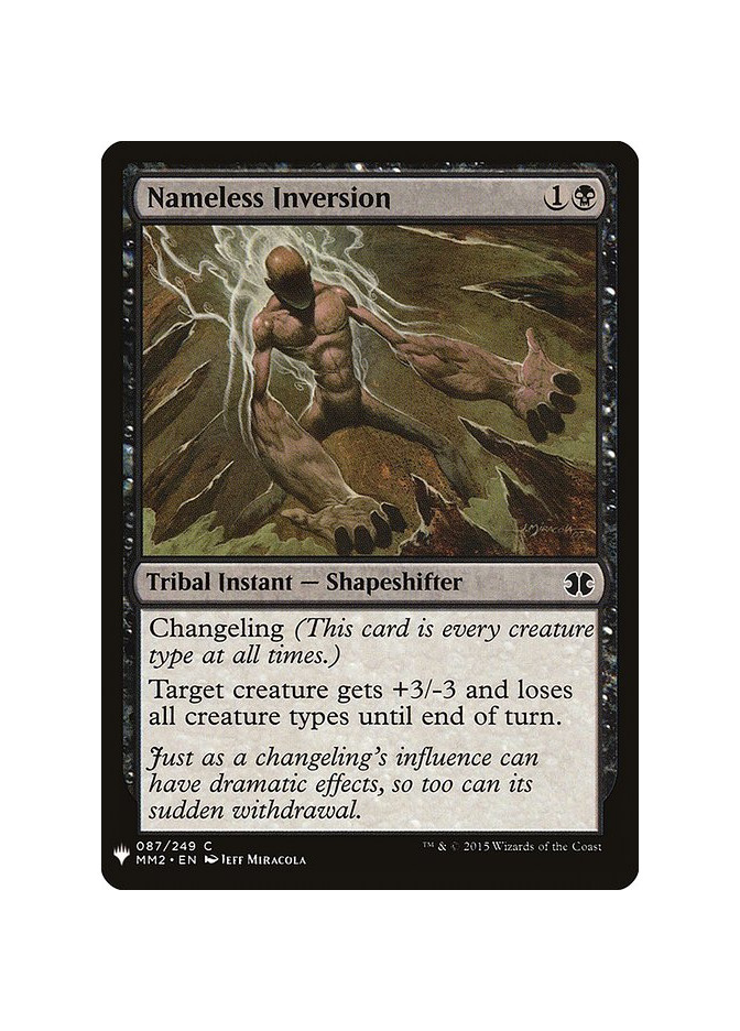 Nameless Inversion