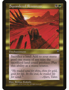 Squandered Resources