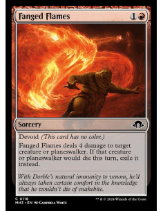 Fanged Flames - Foil