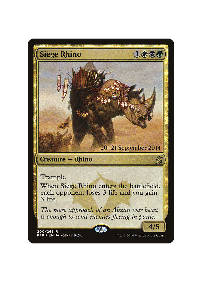 Siege Rhino - Foil