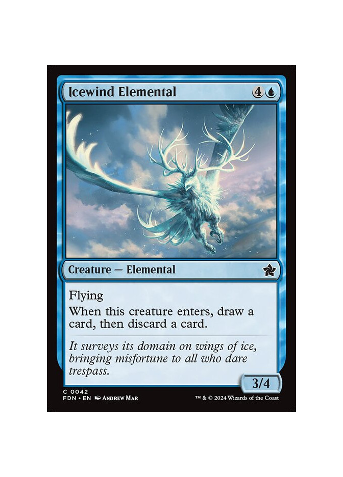 Icewind Elemental - Foil
