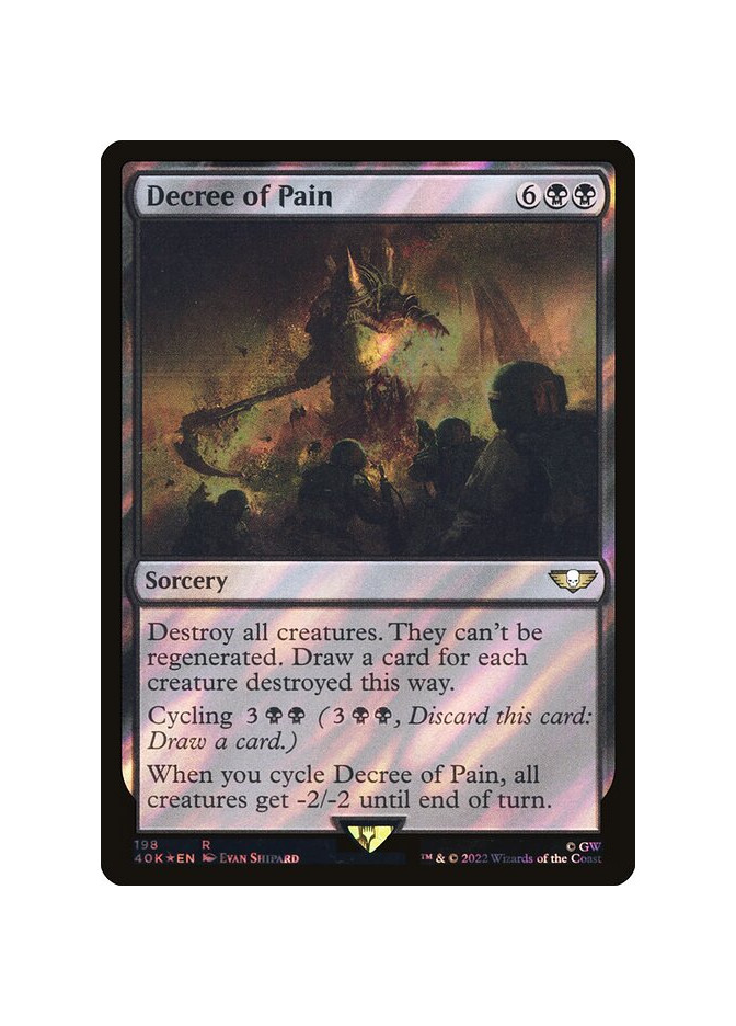 Decree of Pain - Foil