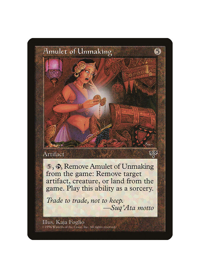 Amulet of Unmaking
