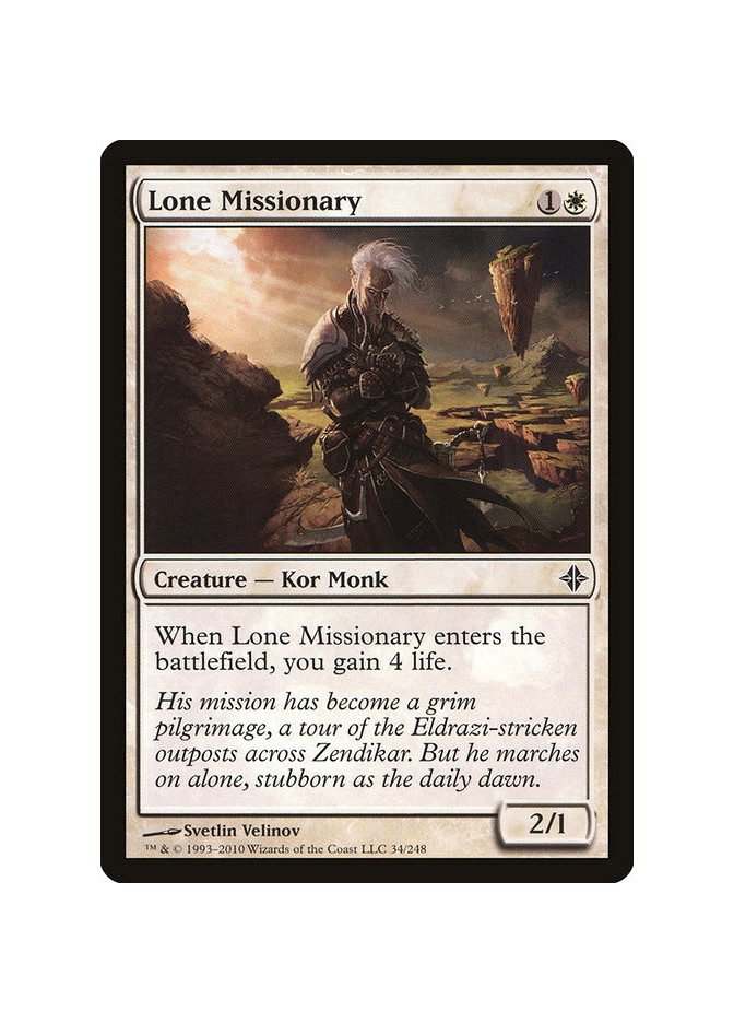 Lone Missionary - Foil