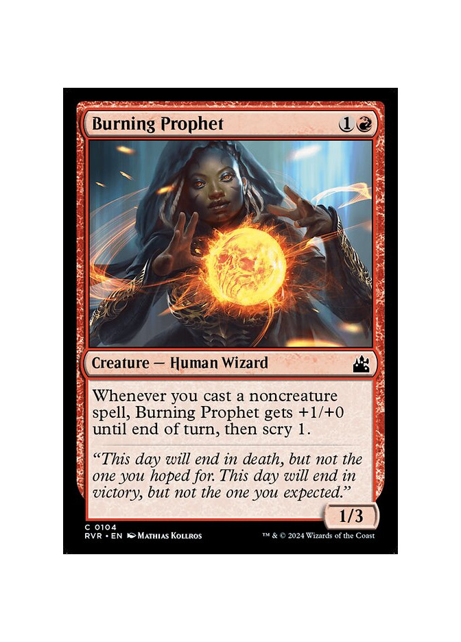Burning Prophet - Foil