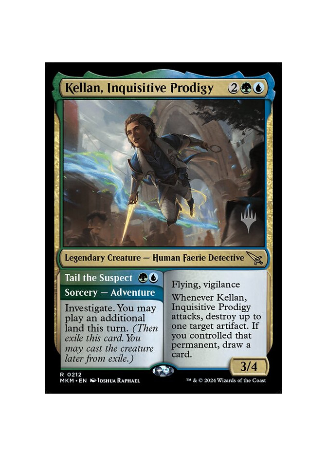 Kellan, Inquisitive Prodigy // Tail the Suspect - Foil