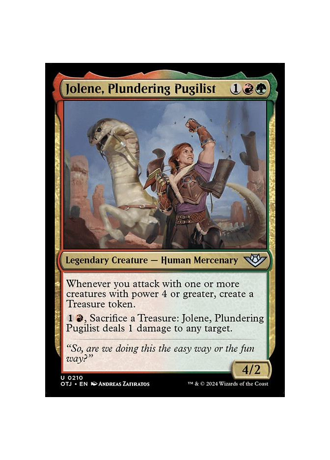 Jolene, Plundering Pugilist