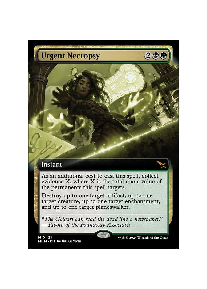 Urgent Necropsy - Foil