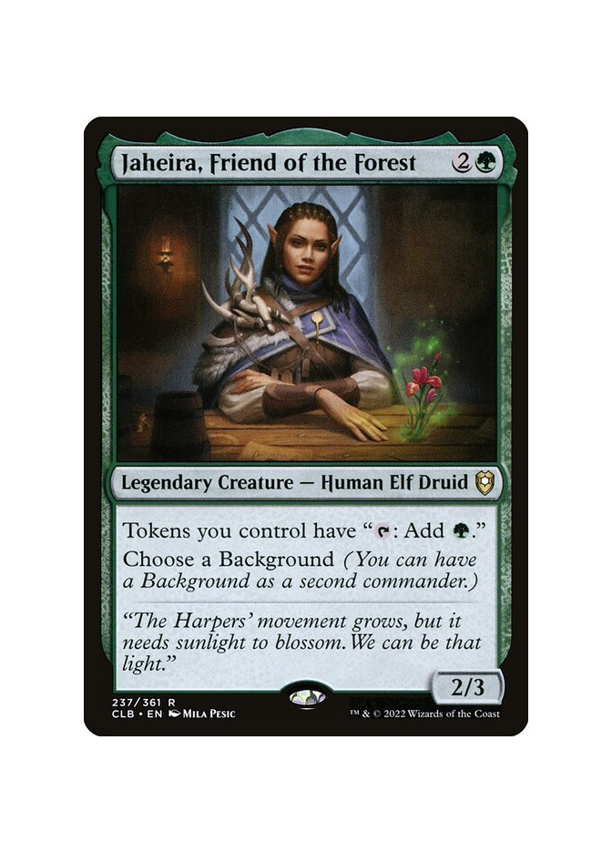Jaheira, Friend of the Forest - Foil