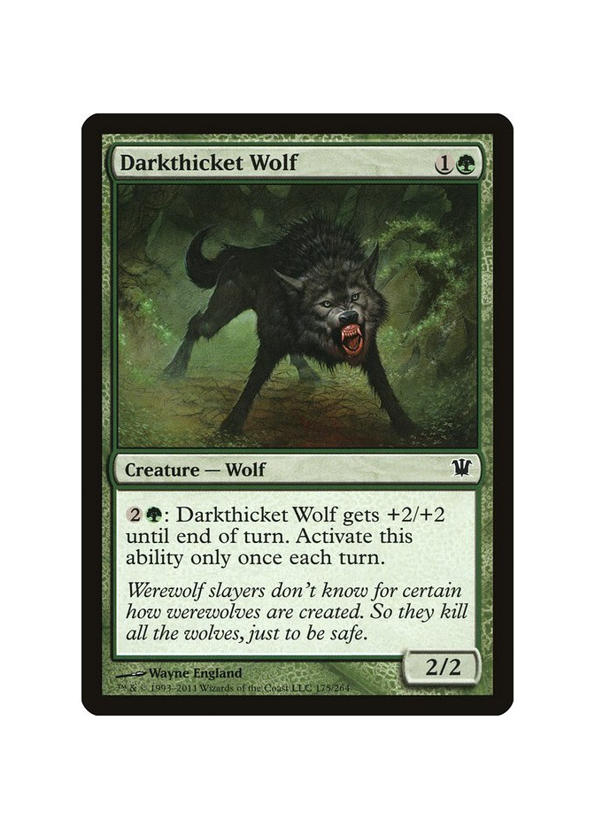 Darkthicket Wolf - Foil