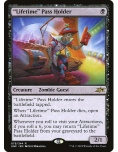 "Lifetime" Pass Holder - Foil