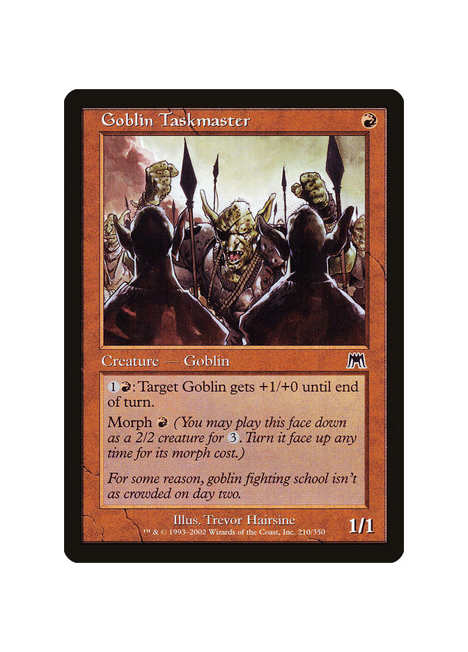 Goblin Taskmaster - Foil