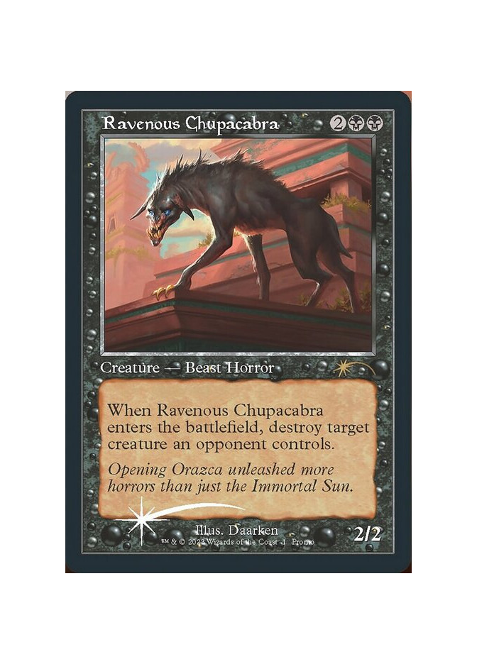 Ravenous Chupacabra - Foil