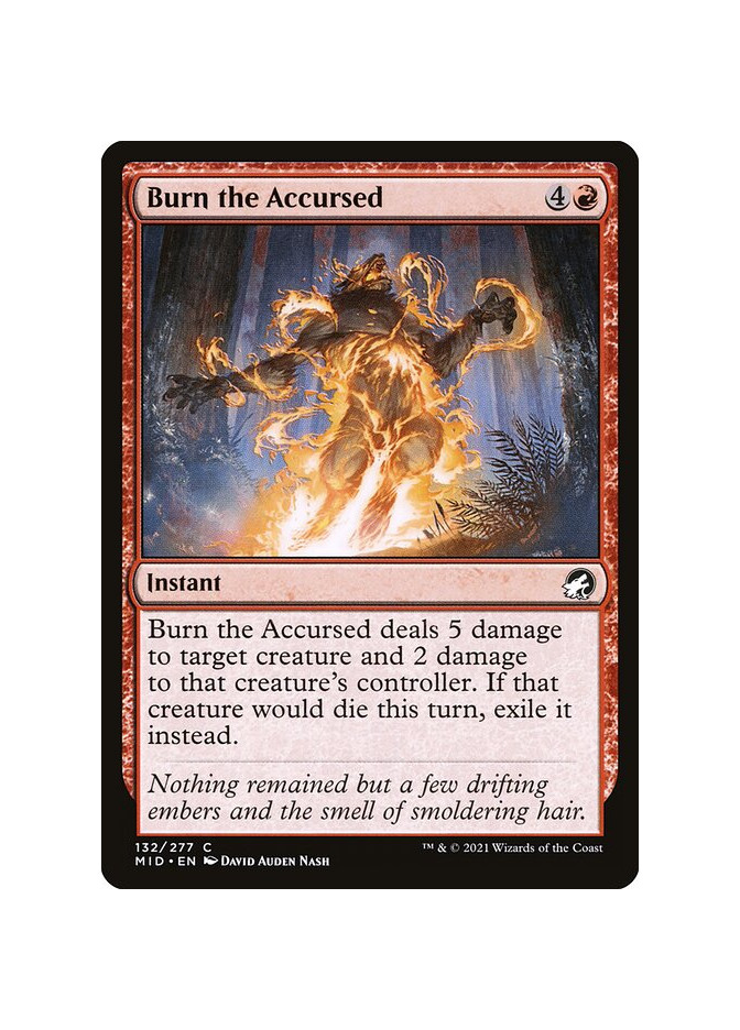 Burn the Accursed - Foil
