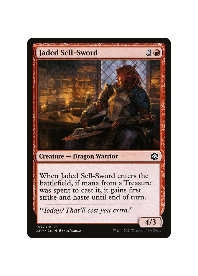Jaded Sell-Sword - Foil