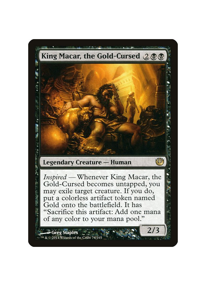 King Macar, the Gold-Cursed - Foil