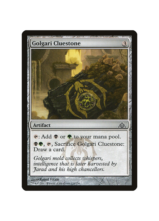 Golgari Cluestone - Foil