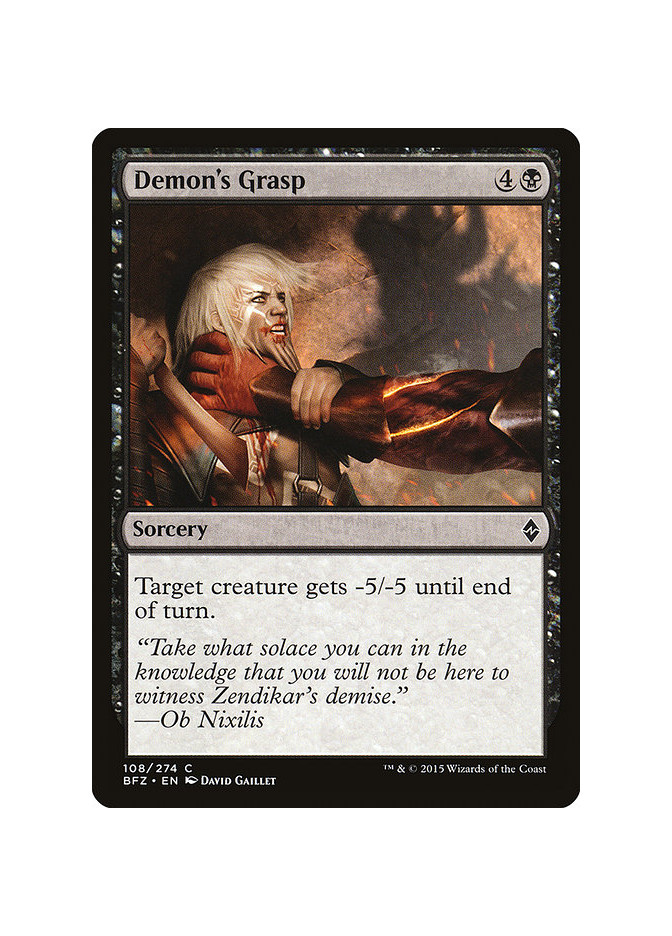 Demon's Grasp - Foil