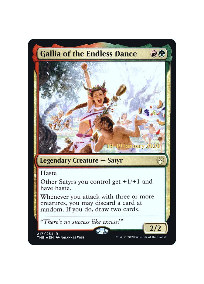 Gallia of the Endless Dance - Foil