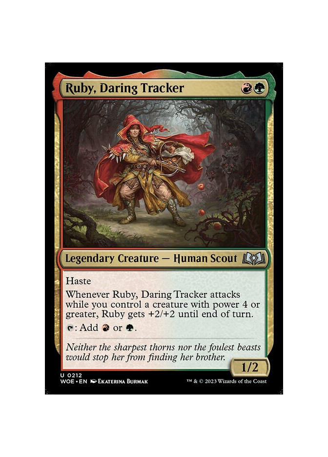 Ruby, Daring Tracker - Foil