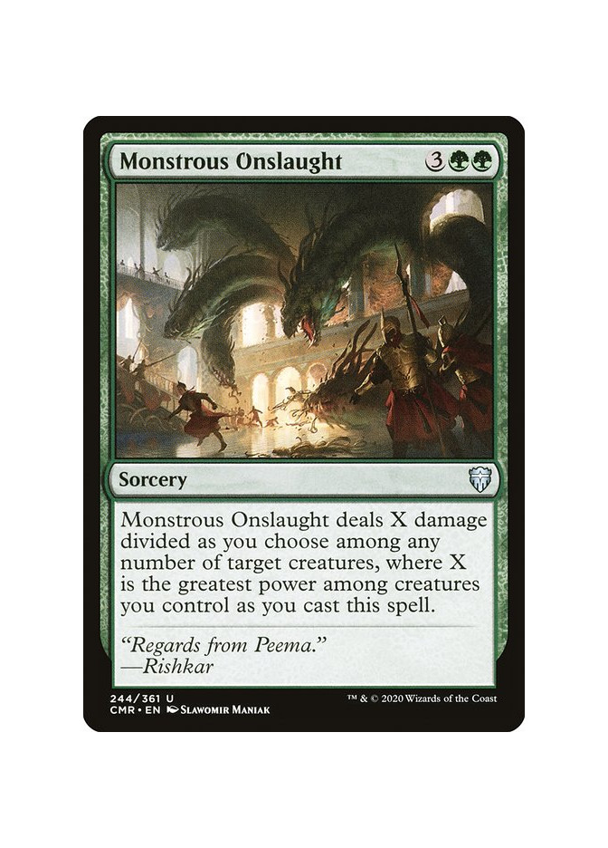 Monstrous Onslaught - Foil