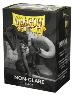 DRAGON SHIELD OBALY - NON-GLARE BLACK (100)