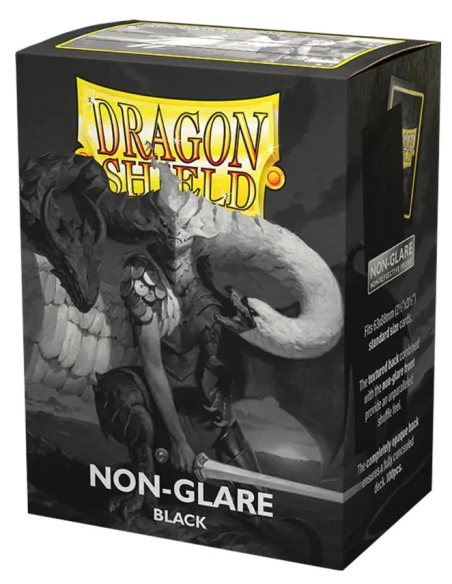 DRAGON SHIELD OBALY - NON-GLARE BLACK (100)