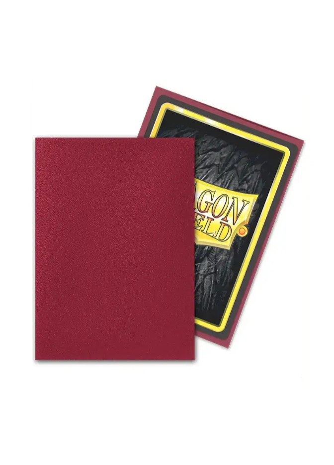 DRAGON SHIELD OBALY - BLOOD RED MATTE (100)