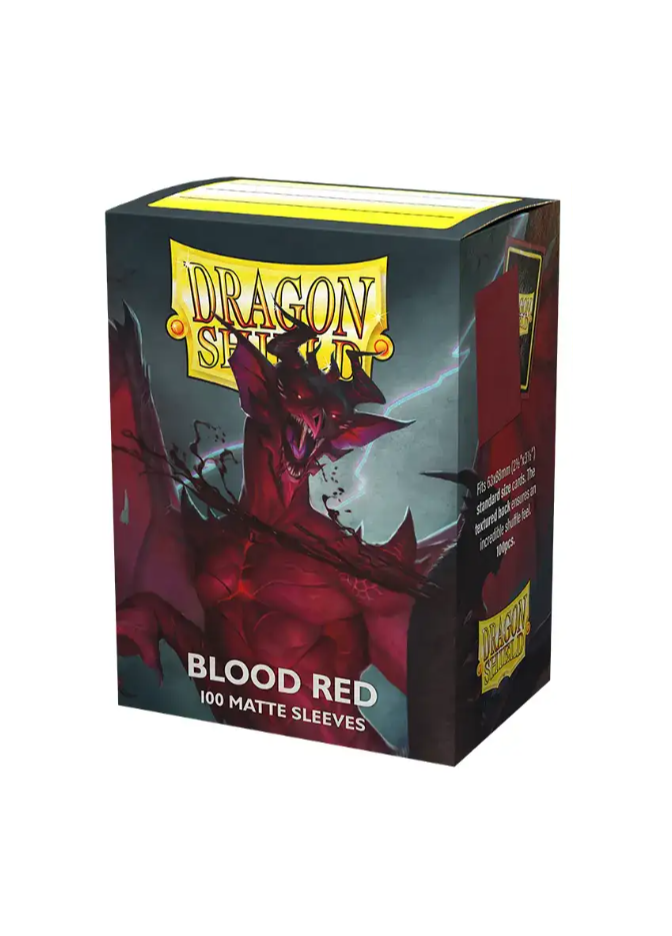DRAGON SHIELD OBALY - BLOOD RED MATTE (100)