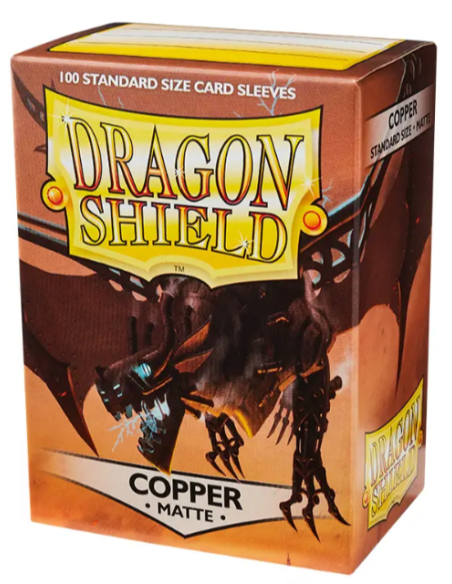DRAGON SHIELD OBALY - COPPER MATTE -DRACO PRIMUS (100)