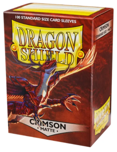 DRAGON SHIELD OBALY - CRIMSON MATTE (100)