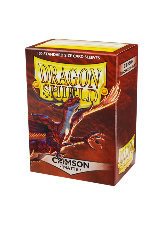 DRAGON SHIELD OBALY - CRIMSON MATTE (100)