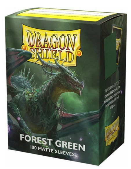 DRAGON SHIELD OBALY - FOREST GREEN MATTE (100)