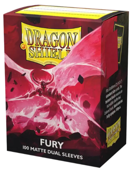 DRAGON SHIELD OBALY - FURY DUAL MATTE (100)