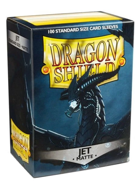 DRAGON SHIELD OBALY - JET MATTE (100)