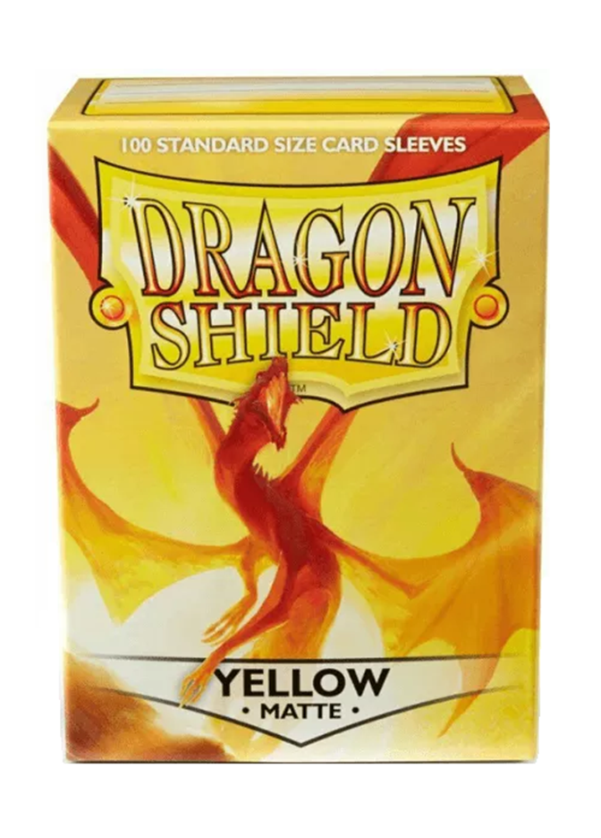 DRAGON SHIELD OBALY - YELLOW MATTE (100)