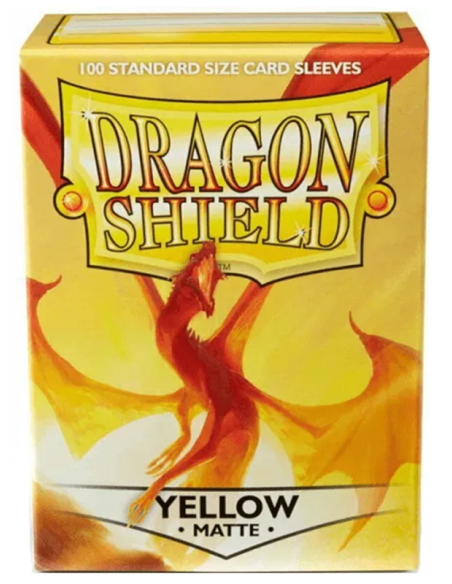 DRAGON SHIELD OBALY - YELLOW MATTE (100)