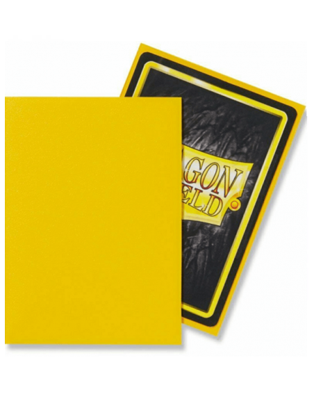 DRAGON SHIELD OBALY - YELLOW MATTE (100)