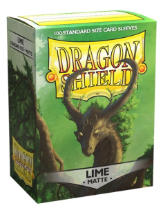 DRAGON SHIELD OBALY - LIME MATTE (100)