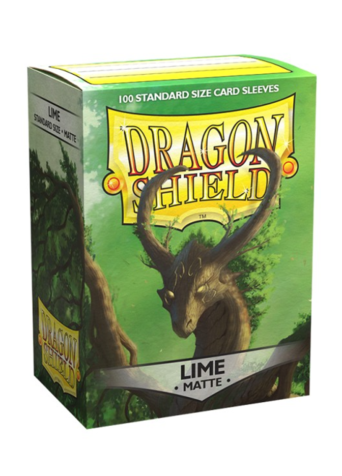 DRAGON SHIELD OBALY - LIME MATTE (100)