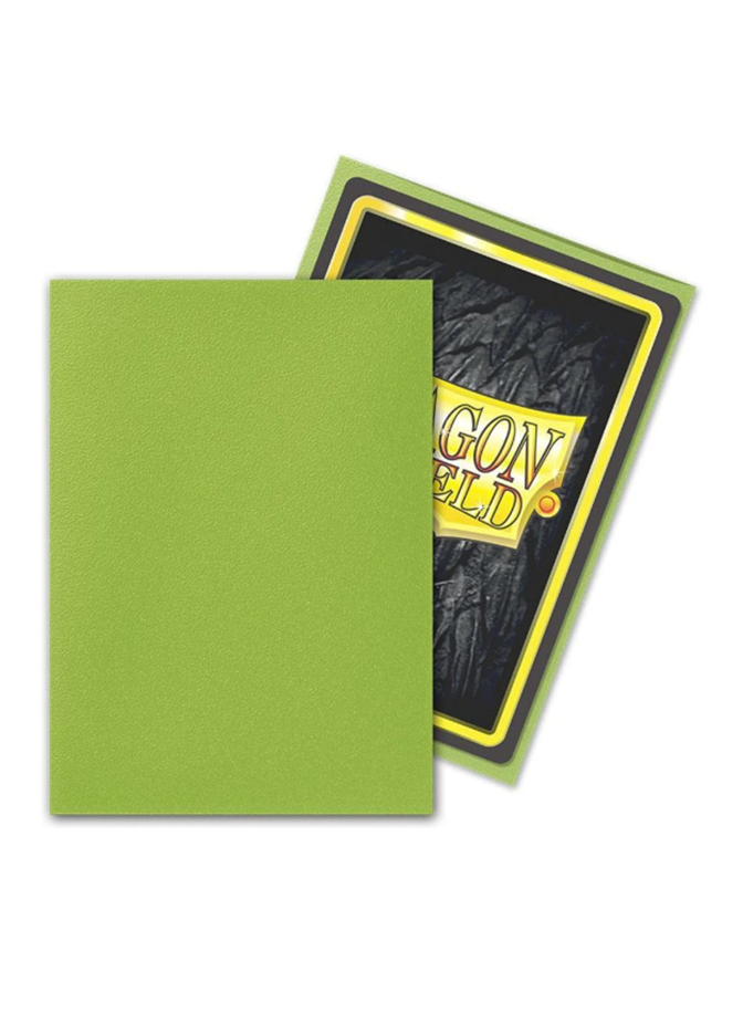 DRAGON SHIELD OBALY - LIME MATTE (100)