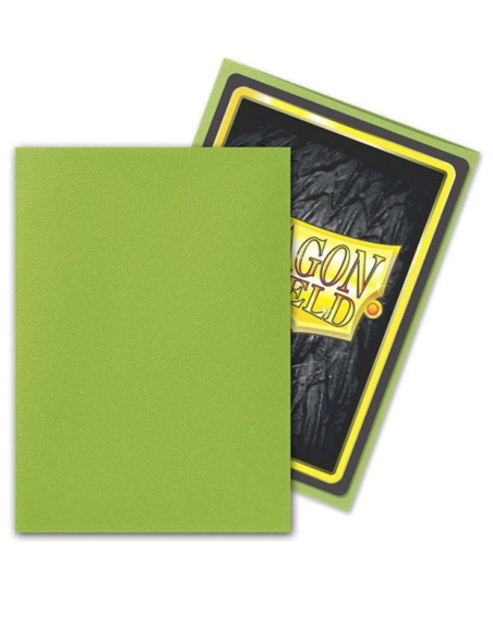 DRAGON SHIELD OBALY - LIME MATTE (100)