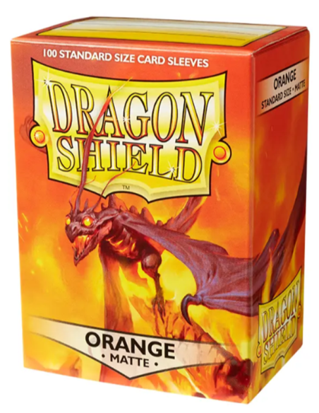 DRAGON SHIELD OBALY - ORANGE MATTE (100)
