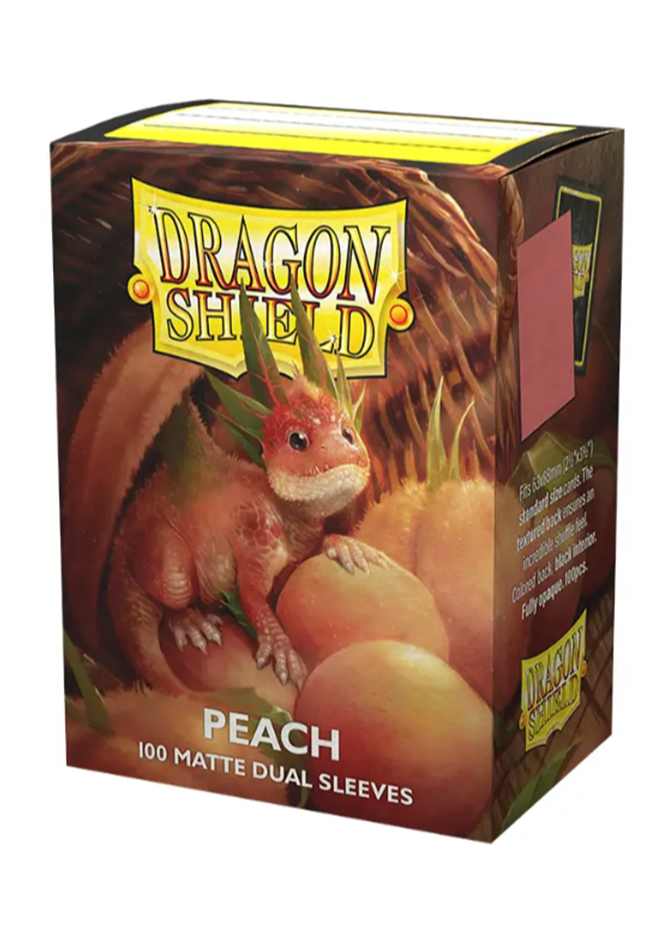 DRAGON SHIELD OBALY - PEACH MATTE (100)