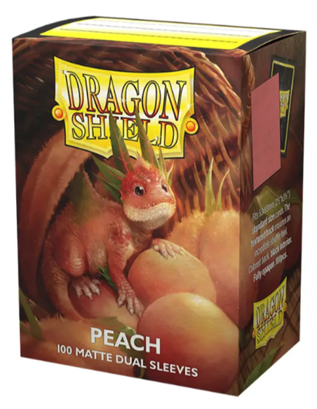 DRAGON SHIELD OBALY - PEACH MATTE (100)
