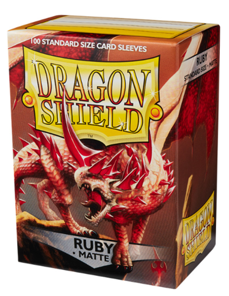DRAGON SHIELD OBALY - RUBY MATTE (100)