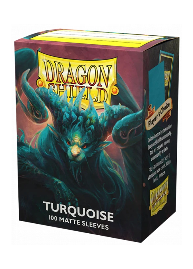 DRAGON SHIELD OBALY - TURQUOISE MATTE (100)